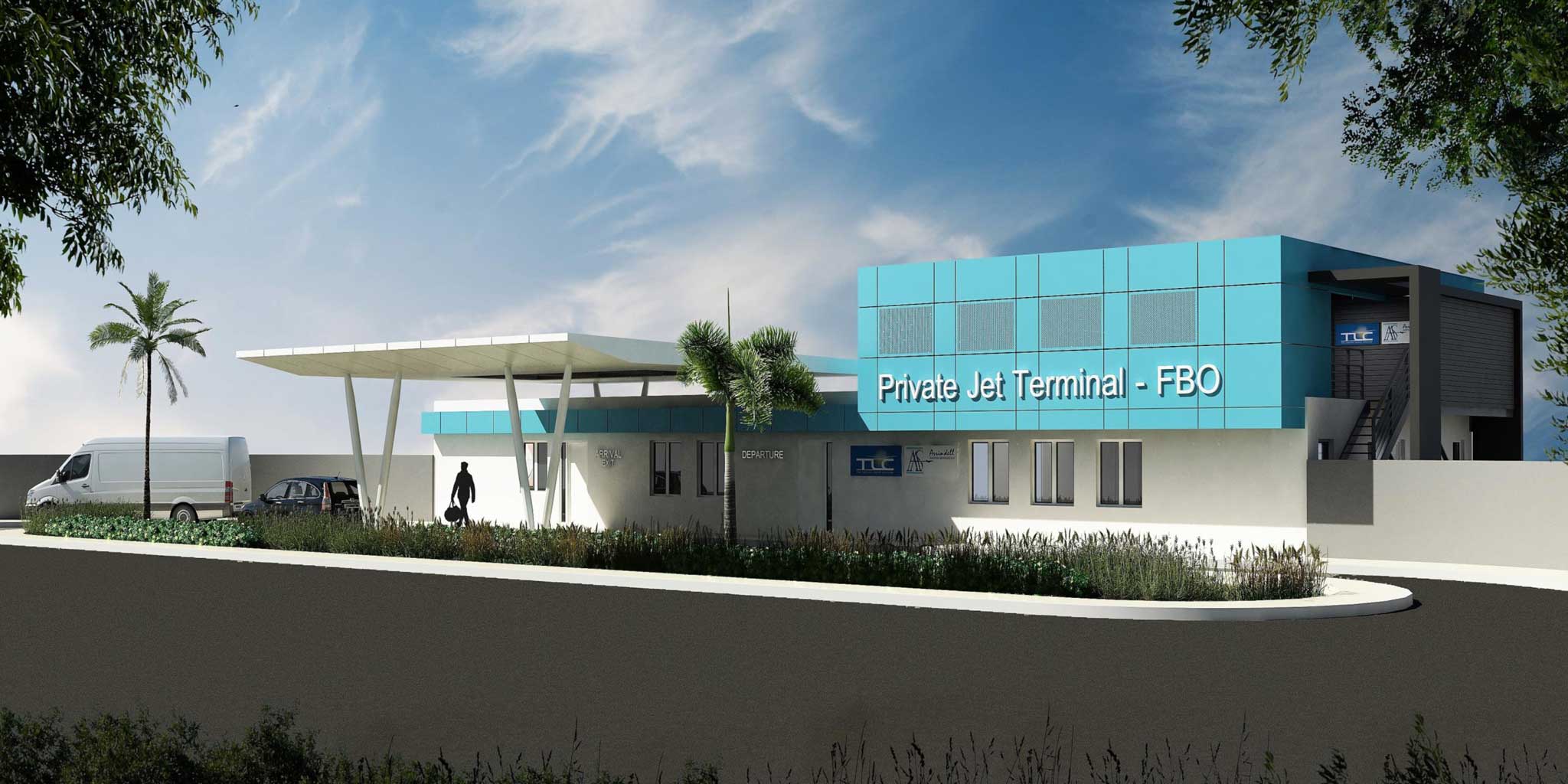 Saint Maarten Airport To Remodel FBO Business Airport International   Saint Maarten Fbo Renovation Renderingweb 0 