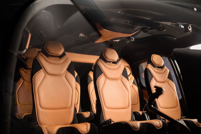 Airbus Corporate Helicopters has revealed a special edition of the ACH130 helicopter developed with luxury car company Aston Martin