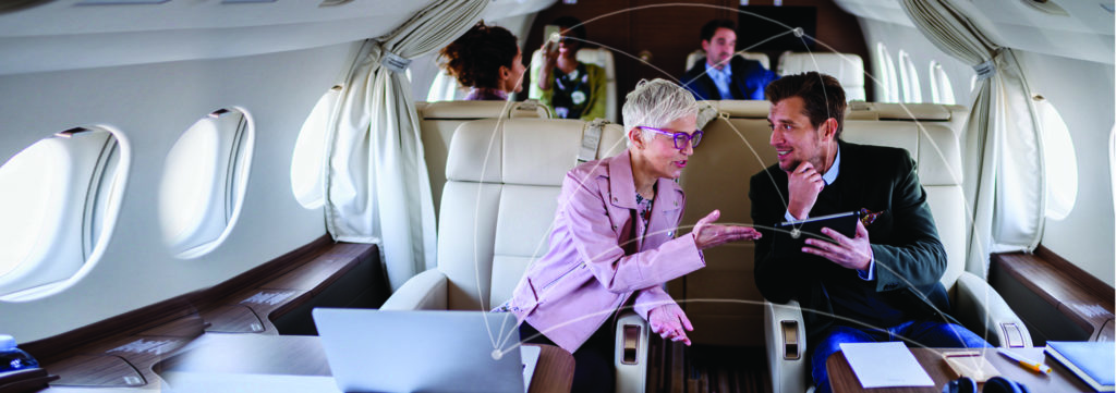 The selection of equipment and a provider for inflight connectivity depends on where you fly and the services your customers want