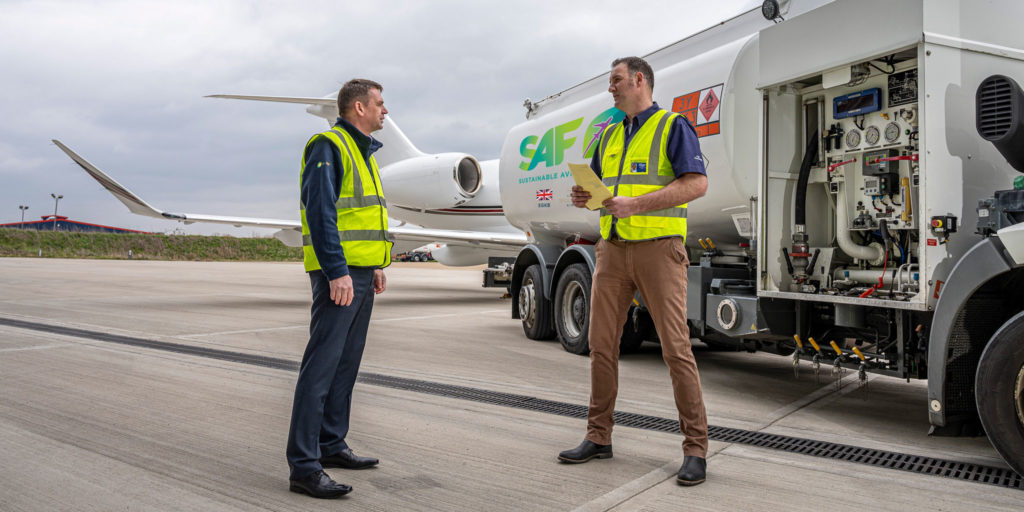 London Biggin Hill Airport is expanding its fuel services with the addition of SAF