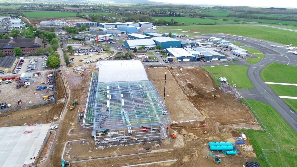 London Oxford Airport has commenced construction work on a new development phase