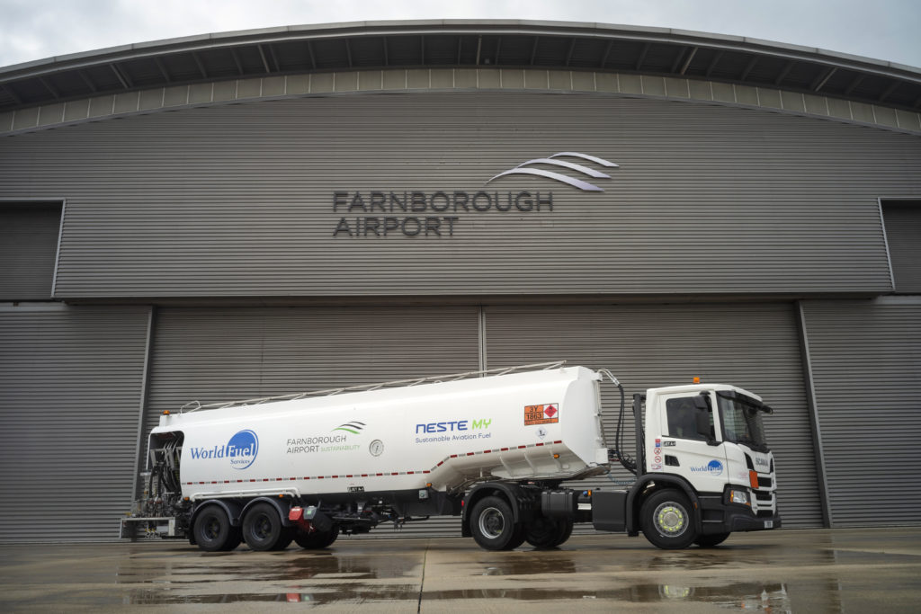 World Fuel Services continues expanding its global supply chain in sustainable aviation fuel by providing Farnborough Airport with a supply of SAF from Neste’s European refinery