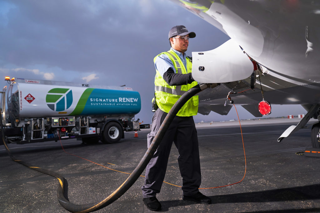 Signature Aviation has announced a new permanent supply of Sustainable Aviation Fuel available at Van Nuys Airport (VNY) in California