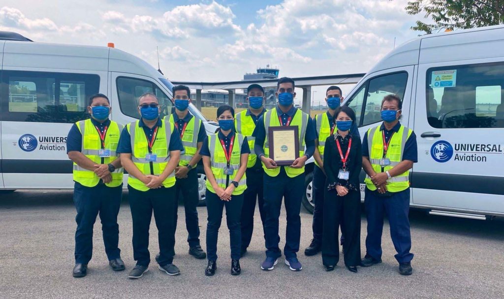 Universal Aviation Singapore, based at Seletar Airport, has earned Stage 3 accreditation under the International Standard for Business Aviation Handling