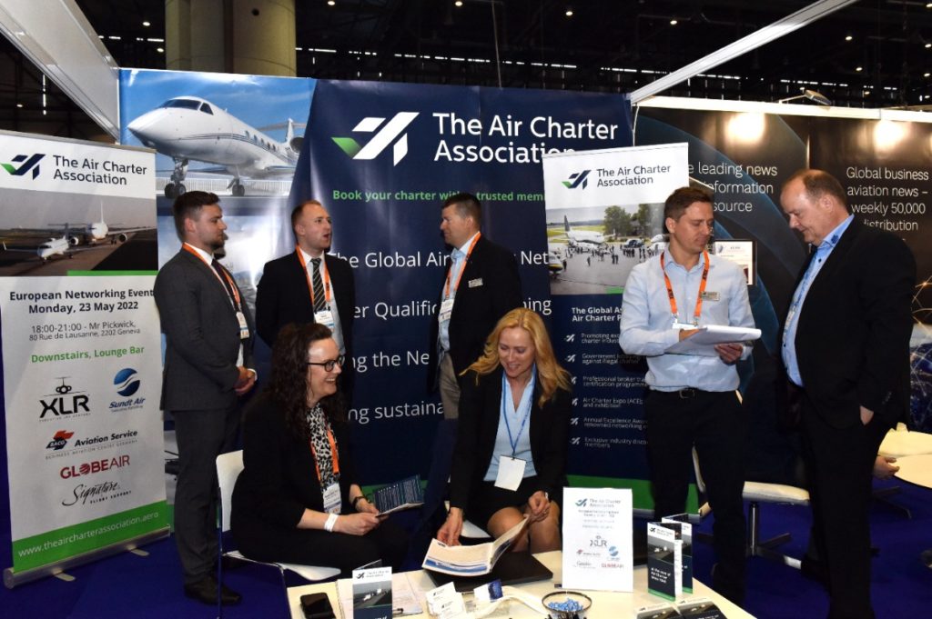 After a three year break, The Air Charter Association returned to EBACE in Geneva