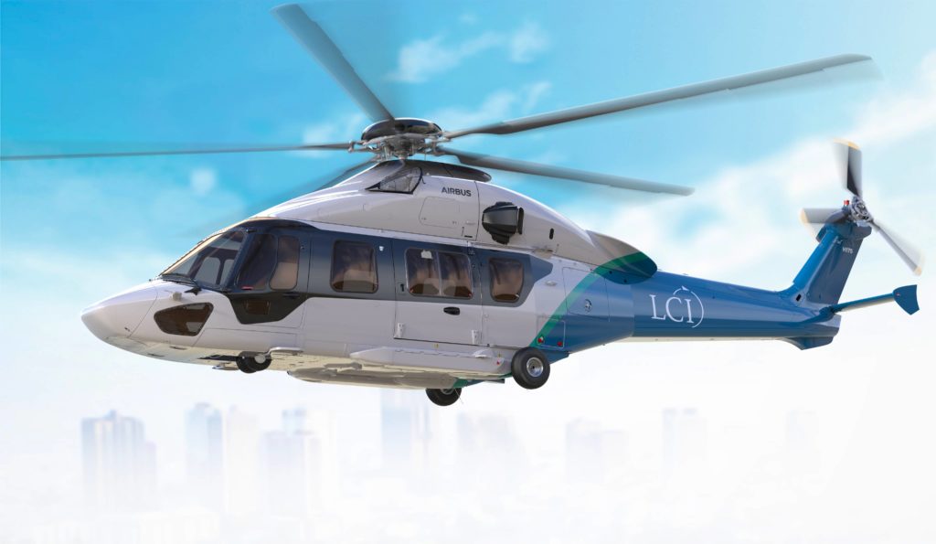  LCI, a leading aviation company and a subsidiary of the Libra Group, has announced an order for up to six H175 super-medium helicopters from Airbus