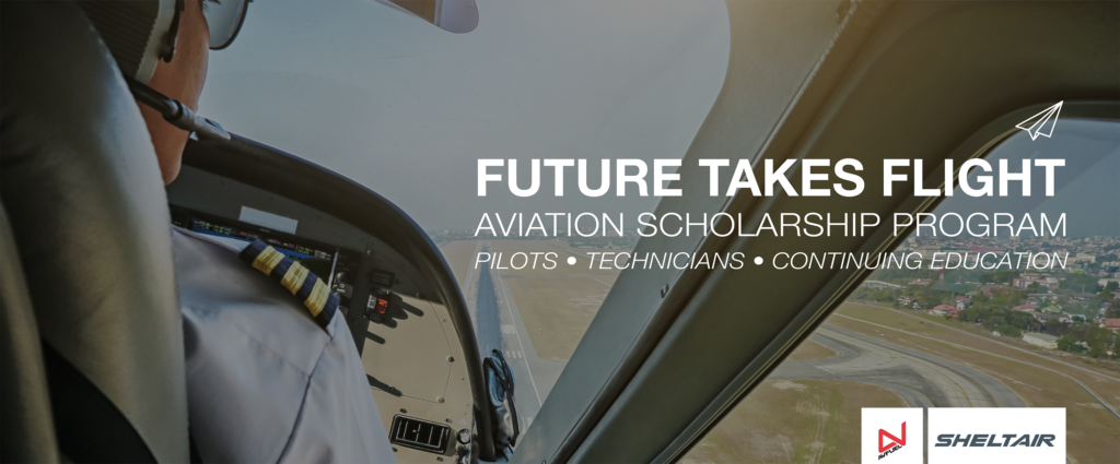 Sheltair Aviation and Avfuel a have announced the availability of the 2023 Future Takes Flight Scholarship Program application