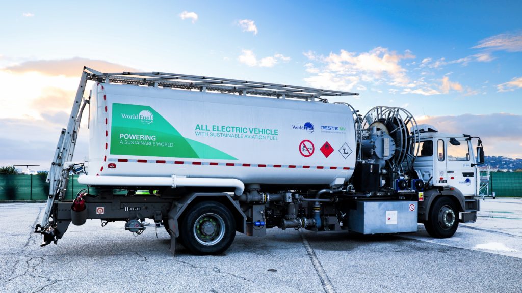 Toulon Hyères Airport deployed World Fuel’s all-electric refueling trucks converted from existing diesel-powered refuelers