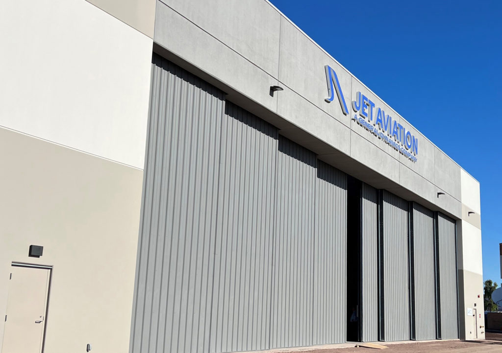 Jet Aviation has completed construction of a new 18,000 square-foot hangar at its FBO in Scottsdale, Arizona