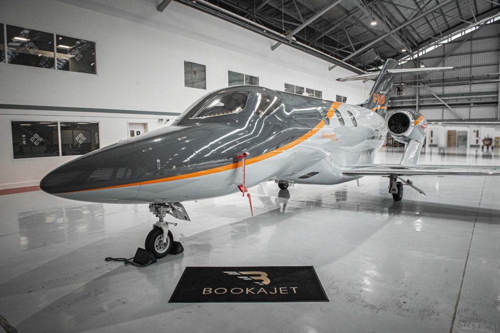 BookaJet, a leading UK charter and aircraft management company, has introduced the HondaJet Elite onto the G-registry and its UK Air Operator Certificate