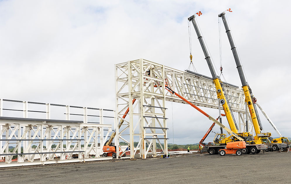 The first phase of Clay Lacy Aviation’s expansion and development of its Waterbury-Oxford Airport (KOXC) facilities is approaching its scheduled completion this winter