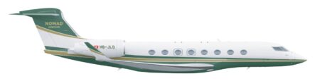 Nomad Aviation  has added a Gulfstream G650ER to its fleet