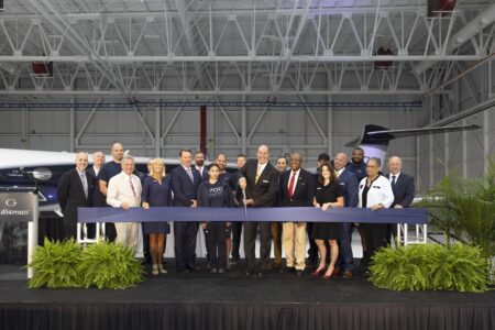 Gulfstream Aerospace has opened its expanded customer support service center at Savannah/Hilton Head International Airport
