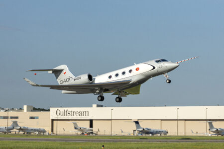 The all-new Gulfstream G400 has successfully completed its first flight