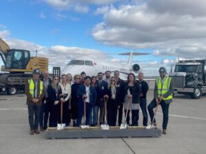 FlyXcite has broken ground on its latest FBO facility at Hamilton International Airport as part of its global expansion strategy