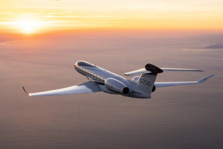 Gulfstream Aerospace has announced the ultralarge- cabin Gulfstream G700 recently exceeded 65 city-pair speed records