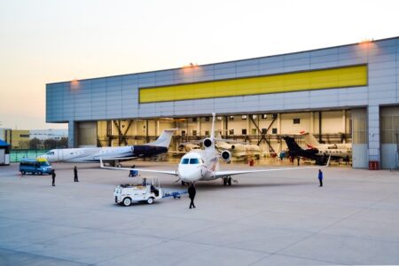 ExecuJet Haite Beijing Daxing hangar