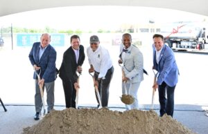 Fixed-base operator Avflight and Detroit City leadership have broken ground on a new facility at Coleman A. Young International Airport (KDET).
