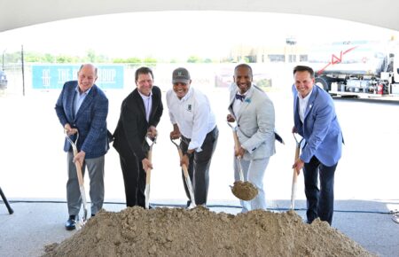 Fixed-base operator Avflight and Detroit City leadership have broken ground on a new facility at Coleman A. Young International Airport (KDET).