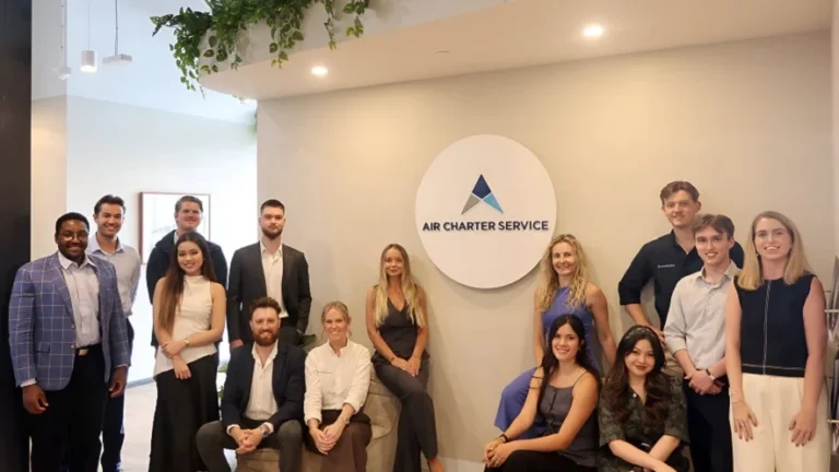 Air Charter Service expands Brisbane office Air Charter Service has opened a new office in Brisbane, Australia, more than four times the size of the team's previous workspace
