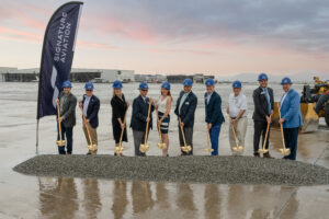 Signature Aviation has broken ground on a hangar and office development at Roanoke-Blacksburg Airport (ROA) in Virginia, investing more than US$10 million in its facilities