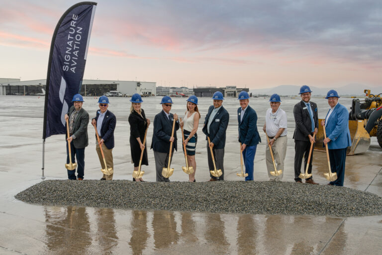 Signature Aviation breaks ground on US$10 million hangar at Roanoke-Blacksburg Airport Signature Aviation has broken ground on a hangar and office development at Roanoke-Blacksburg Airport (ROA) in Virginia, investing more than US$10 million in its facilities
