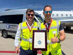 Universal Aviation's ground handling operation at Madrid-Barajas Adolfo Suarez Airport (LEMD) has earned IS-BAH Stage II accreditation