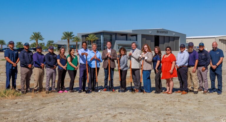 Desert Jet breaks ground on ramp extension at Jacqueline Cochran Regional Airport Desert Jet has broken ground on a ramp extension at Jacqueline Cochran Regional Airport (KTRM) in the Coachella Valley, California