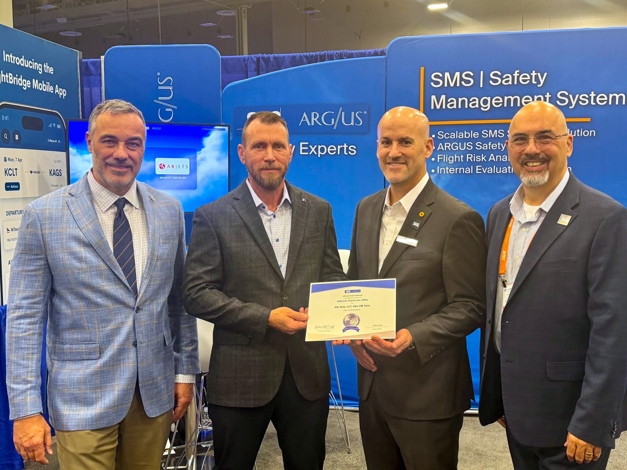 AB Jets achieves ARGUS Platinum Elite rating | Business Airport ...