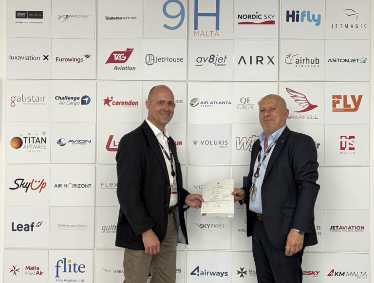 Voluxis has been granted an air operator certificate from Transport Malta's Civil Aviation Directorate, adding a third AOC to its portfolio