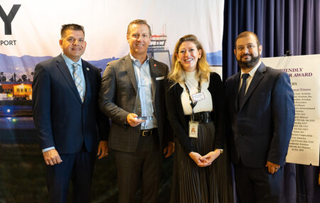 Clay Lacy Aviation has been recognized by Los Angeles World Airports with two awards at Van Nuys Airport