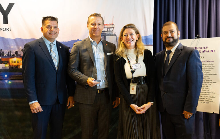 Clay Lacy Aviation wins 10th Friendly Flyer award Clay Lacy Aviation has been recognized by Los Angeles World Airports with two awards at Van Nuys Airport
